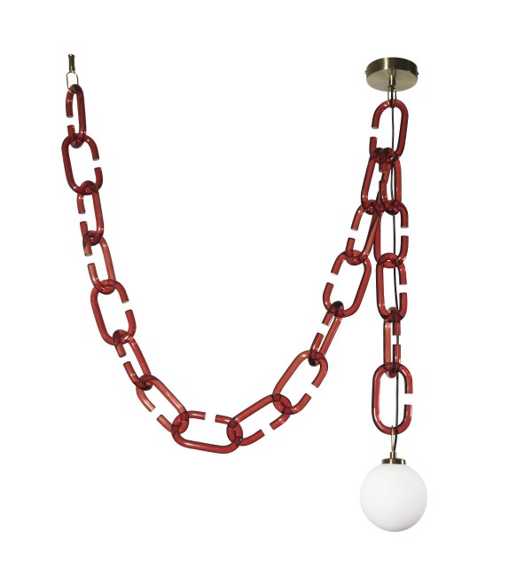 Подвесной светильник LOFT IT Chain 10128C Red