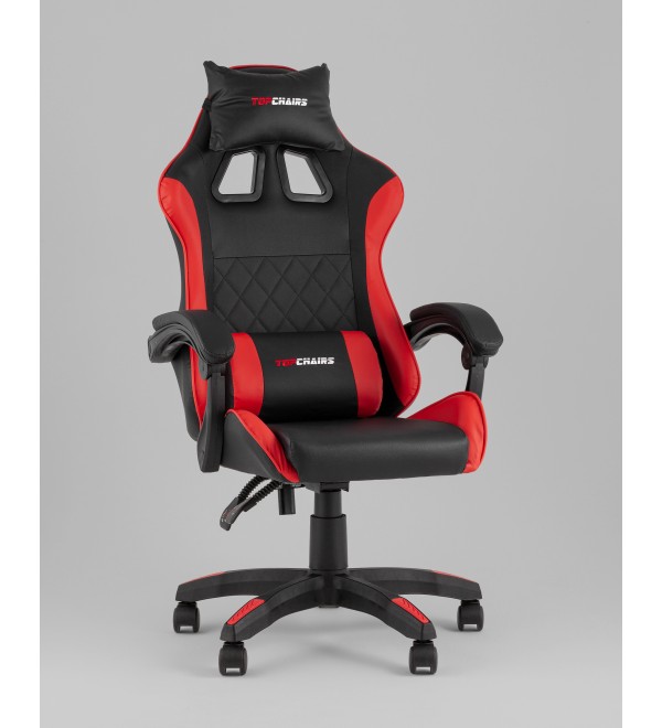 Кресло спортивное TopChairs MG-7043 черно-красный