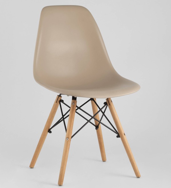Стул Eames DSW бежевый