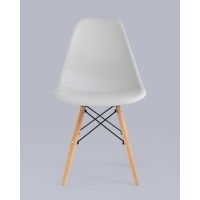 Стул Eames Style DSW светло-серый x4 (разборный каркас)