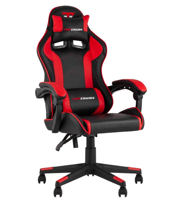 Кресло спортивное TopChairs Shadow черно-красный