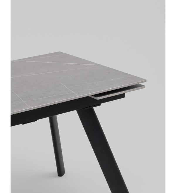 Стол Нэд 120-180/80/76 см столешница керамика Armani Grey