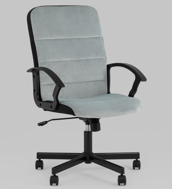 Компьютерное кресло TopChairs ST-TRACER серо-голубой