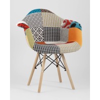 Кресло Eames DSW пэчворк