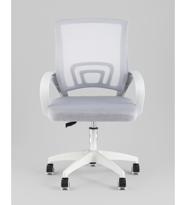 Кресло офисное TopChairs Simple SN серый пластик белый