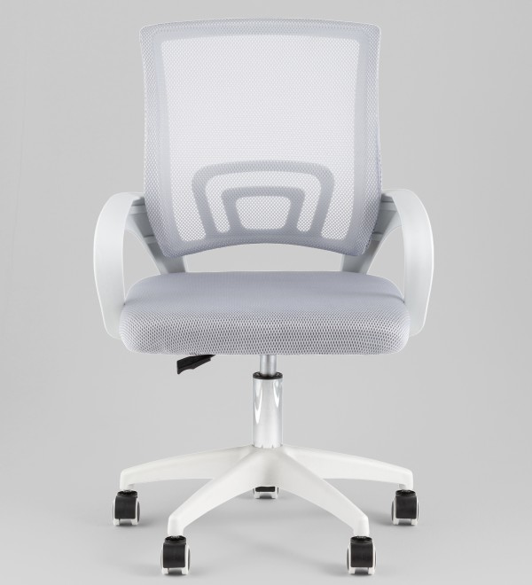 Кресло офисное TopChairs Simple SN серый пластик белый