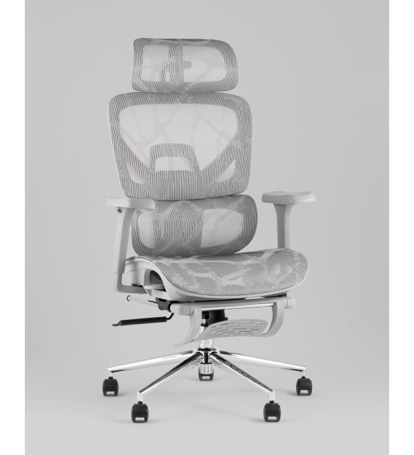 Кресло офисное TopChairs Vertus серая сетка