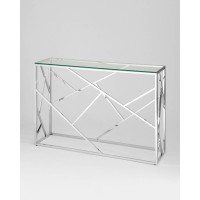 Консоль АРТ ДЕКО 115*30 серебро