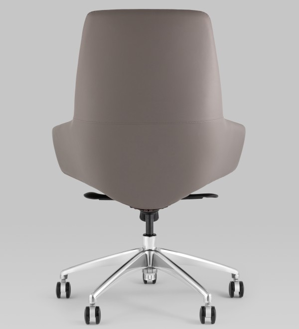 Кресло офисное TopChairs Bow серый