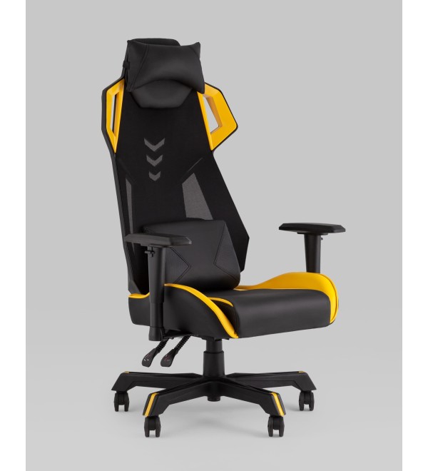 Кресло спортивное TopChairs Рэтчэт желтый