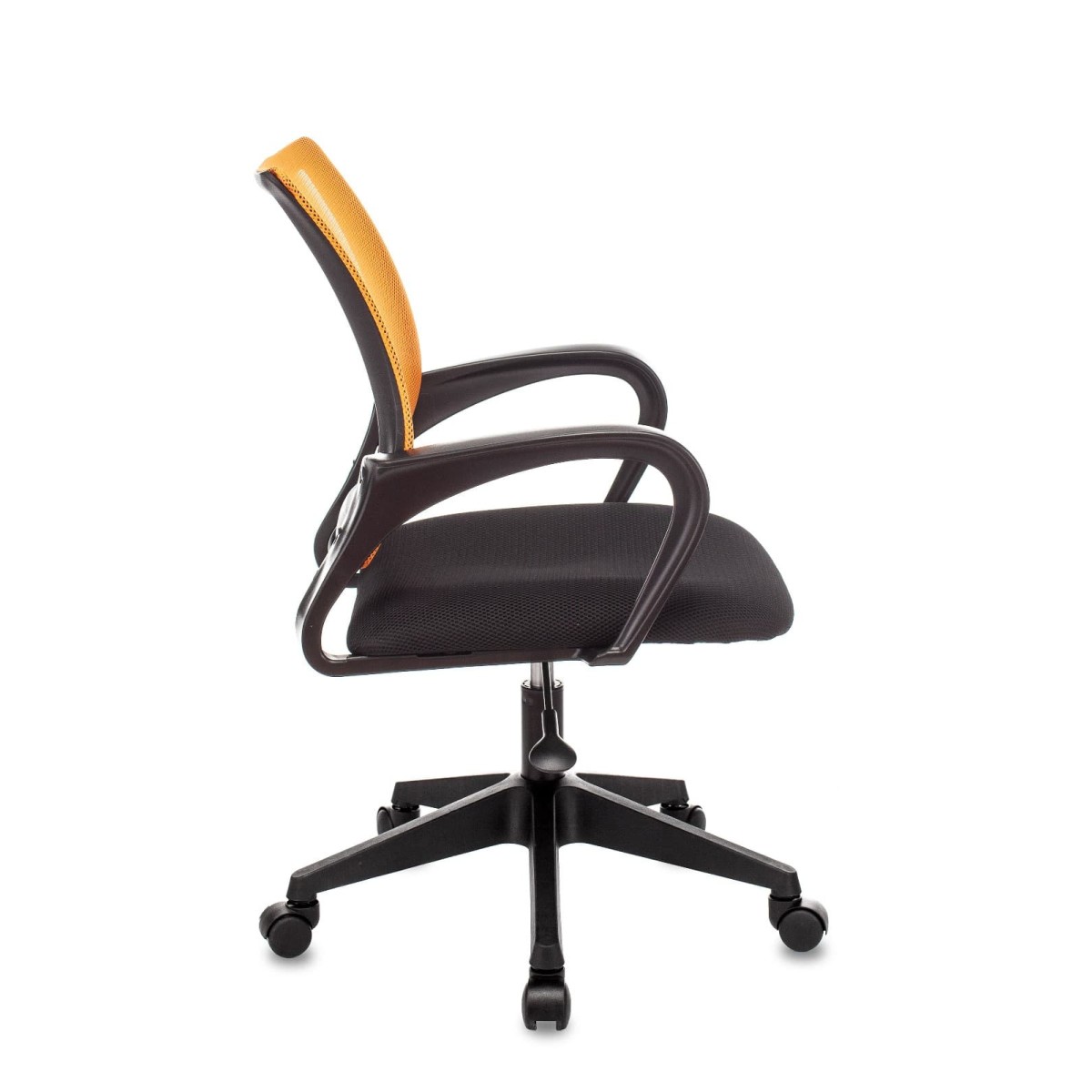 Кресло офисное TopChairs ST-Basic сетка/ткань оранжевый