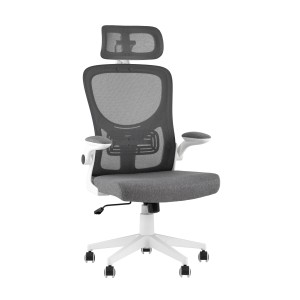 Кресло офисное TopChairs Airone серый ткань