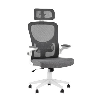Кресло офисное TopChairs Airone серый ткань
