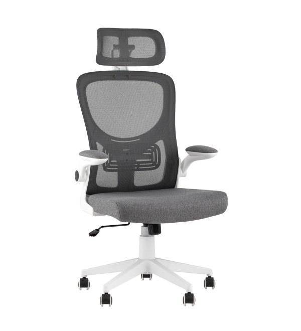 Кресло офисное TopChairs Airone серый ткань