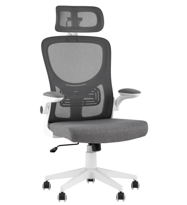 Кресло офисное TopChairs Airone серый ткань