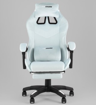 Кресло спортивное TopChairs MG-7019 велюр светло-голубой