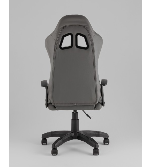 Кресло спортивное TopChairs Wyvern серо-черный