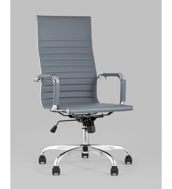 Кресло руководителя TopChairs City серый