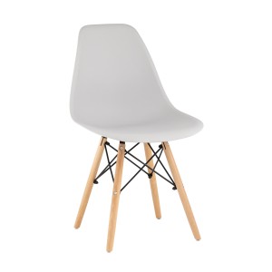 Стул Eames Style DSW светло-серый (разборный каркас)