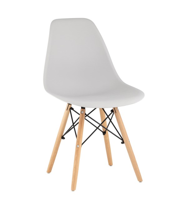 Стул Eames Style DSW светло-серый (разборный каркас)