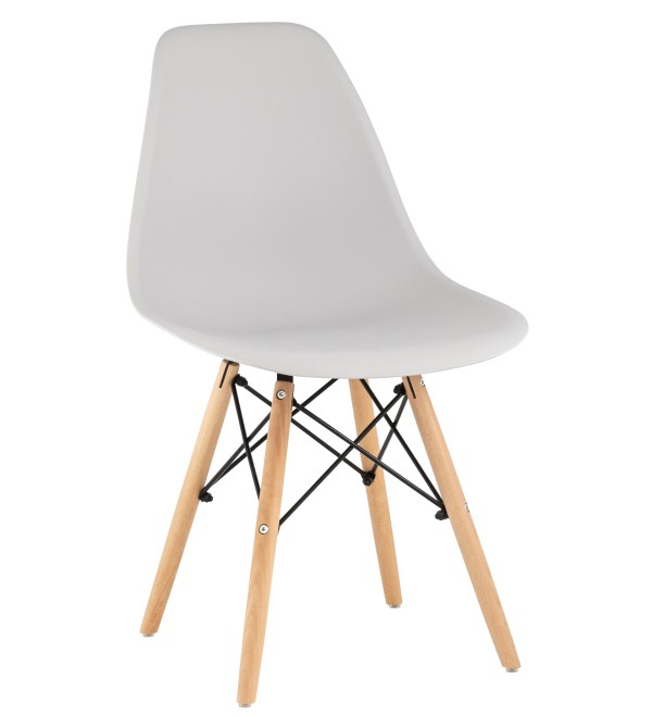 Стул Eames Style DSW светло-серый (разборный каркас)