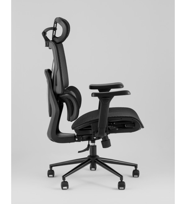 Кресло офисное TopChairs Structo черная сетка