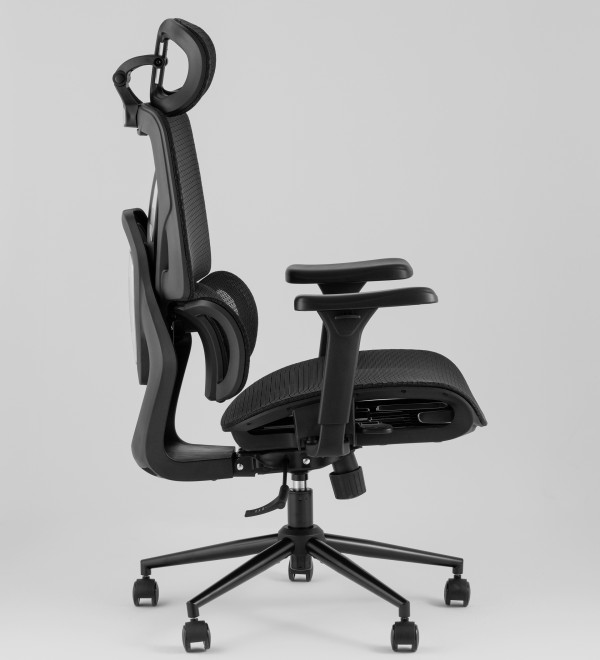 Кресло офисное TopChairs Structo черная сетка