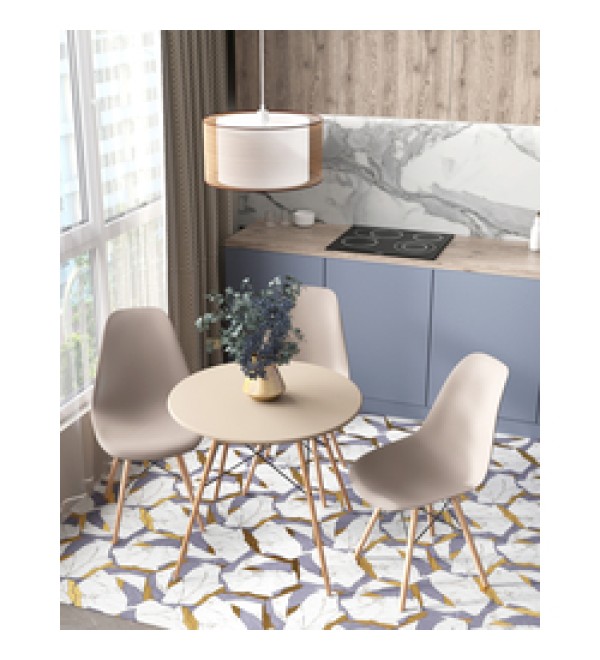 Стул Eames DSW бежевый