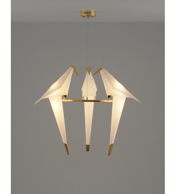 Подвесной светодиодный светильник Moderli V3071-3PL origami Birds 3*LED*6W