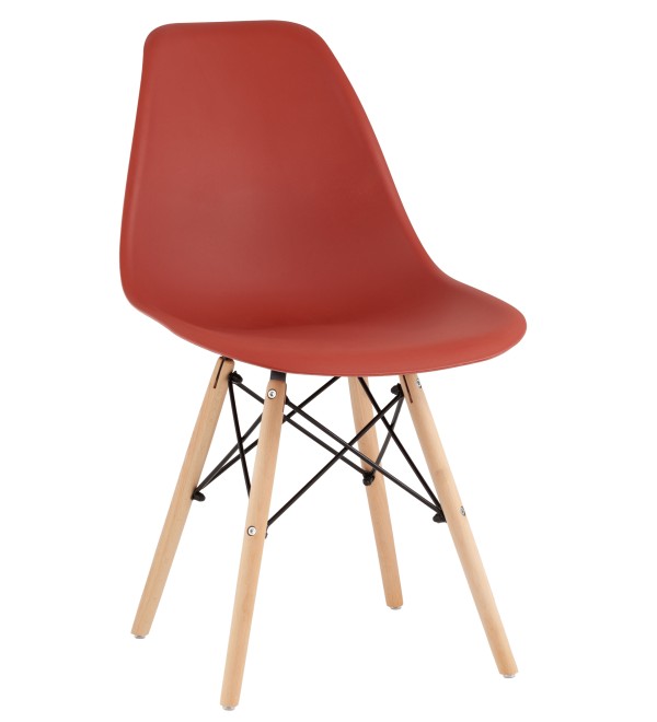 Стул Eames Style DSW терракотовый (разборный каркас)