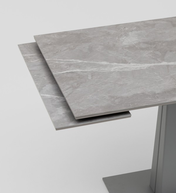Стол Арнон 120-180/80/76 см керамика Larka grey