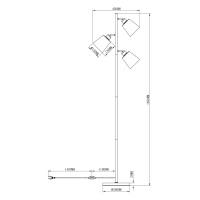 Торшер Moderli V3050-3F Floor
