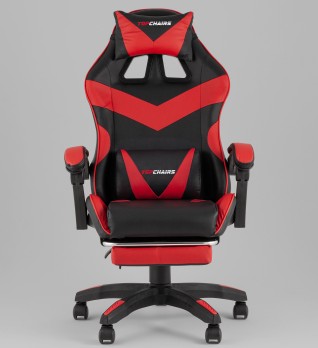 Кресло спортивное TopChairs MG-7019 черно-красный
