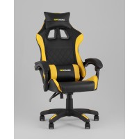 Кресло спортивное TopChairs MG-7043 черно-жёлтый