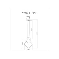Светодиодный подвесной светильник Moderli V5024-3PL Store
