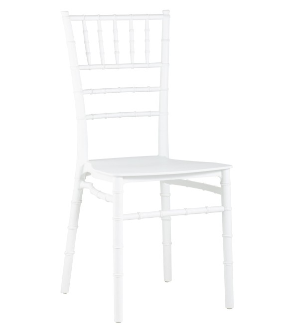Стул Chiavari (Кьявари) пластик белый
