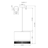 Светильник подвесной Moderli V10629-1P Gela