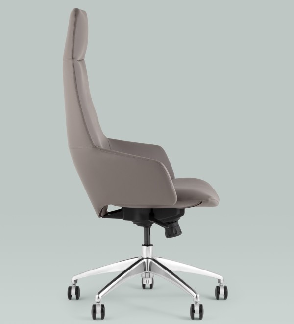 Кресло руководителя TopChairs Bow серый