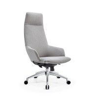 Кресло руководителя TopChairs Bow в ткани серый