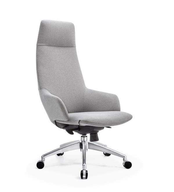 Кресло руководителя TopChairs Bow в ткани серый