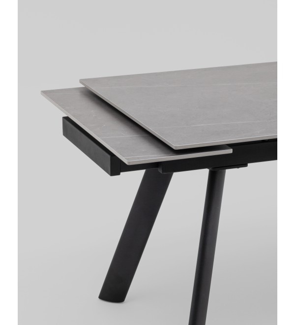 Стол Нэд 120-180/80/76 см столешница керамика Armani Grey