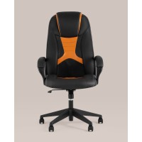 Кресло игровое TopChairs ST-CYBER 8 черный/оранжевый
