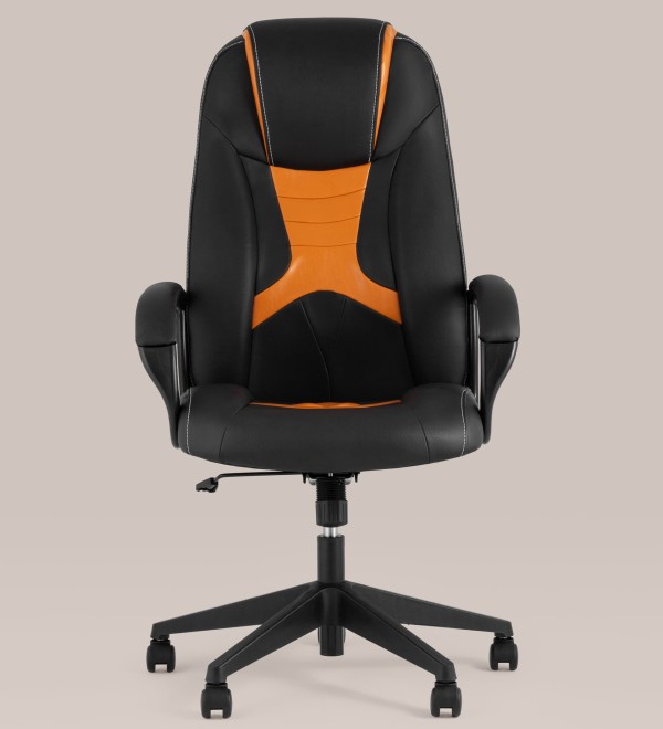 Кресло игровое TopChairs ST-CYBER 8 черный/оранжевый