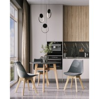 Стол обеденный Target Circle 90*90 черный