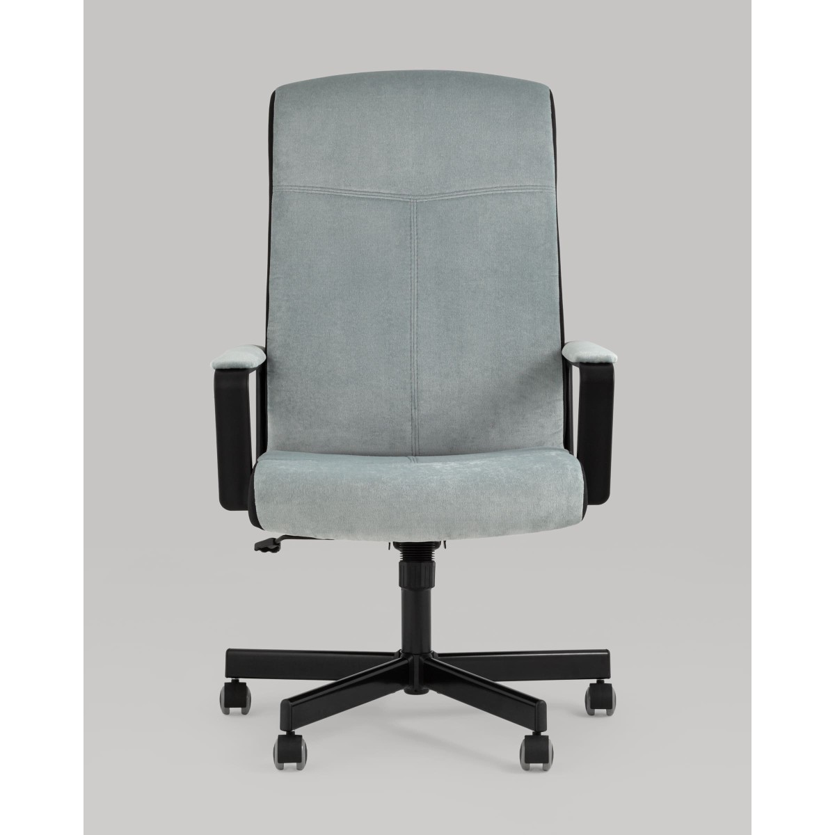 Кресло руководителя TopChairs ST-DOMINGO серо-голубой