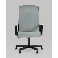 Кресло руководителя TopChairs ST-DOMINGO серо-голубой