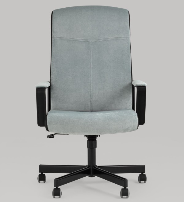 Кресло руководителя TopChairs ST-DOMINGO серо-голубой