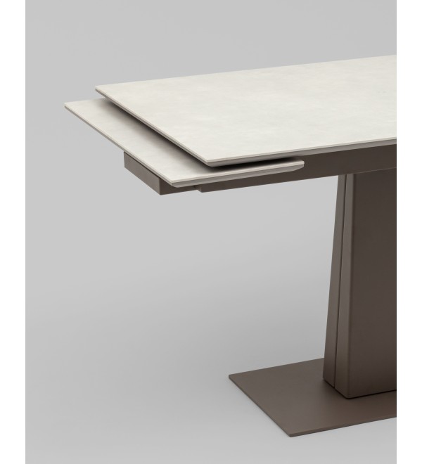 Стол Арнон 120-180/80/76 см керамика Carmen light grey