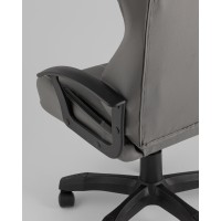 Кресло спортивное TopChairs Wyvern серо-черный