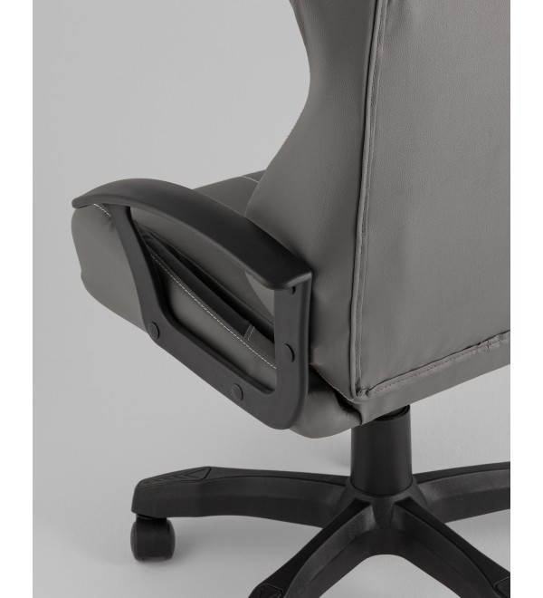 Кресло спортивное TopChairs Wyvern серо-черный